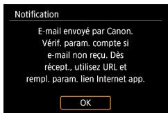CANON G7X MII - Enregistrement de CANON iIMAGE GATEWAY - 5