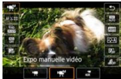 CANON G7X MII - Enregistrement deVIDEOS à des vitesses d'obturation et valeurs d'ouverture spécifique (Exposition manuelle video) - 1