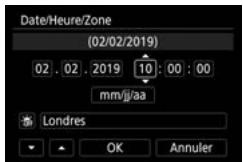 CANON G7X MII - Reglez la date et l'heure. - 1