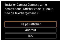 CANON G7X MII - Connexion à un smartphone via Wi-Fi au moyen de la touche Wi-Fi - 4