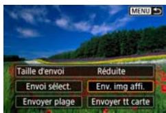 CANON G7X MII - Téléchargement d'images vers des services Web - 2