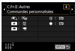 CANON G7X MII - Personnalisation des touches - 1