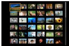CANON G7X MII - Trouver des images dans un index - 2