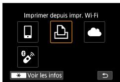CANON G7X MII - Connexion à une imprimante via Wi-Fi - 1