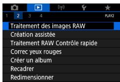 CANON G7X MII - Traitement des images RAW - 2