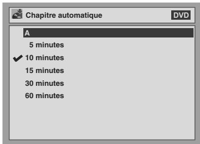 FUNATRE DRC 3835 - Réglage du chapitrage automatique - 3