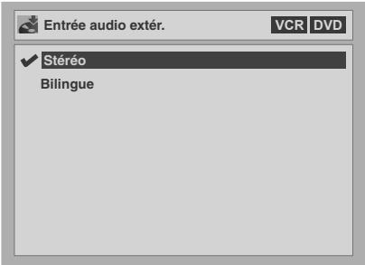 FUNATRE DRC 3835 - Réglage de l'Entrée audio extérieure - 5
