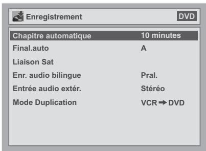 FUNATRE DRC 3835 - Réglage du chapitrage automatique - 2