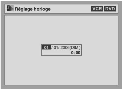 FUNATRE DRC 3835 - Réglage de l'horloge - 1
