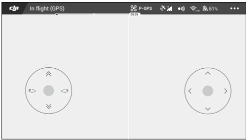 DII SPARK COMBO BLEU - Utilisation des joysticks virtuels - 1