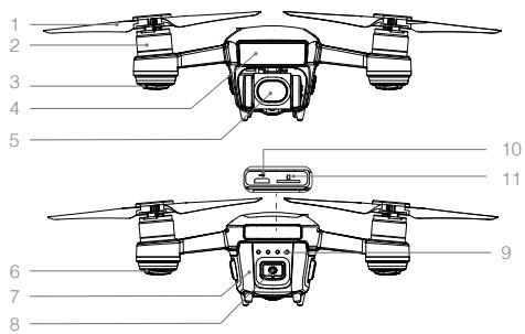 DII SPARK COMBO BLEU - Scheme de l'appareil - 1