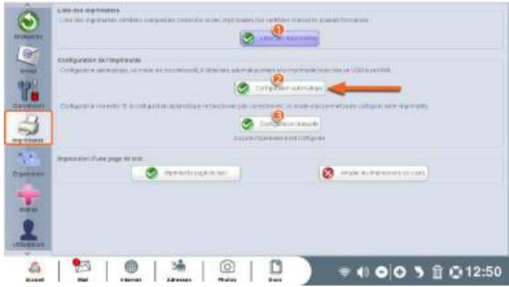 ORDISSIMO Lucie 2 - Réglage de l'imprimante en USB - 2