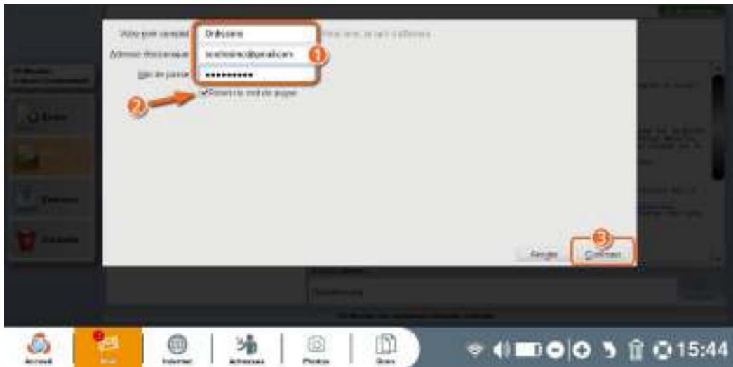 ORDISSIMO Lucie 2 - Configuration du compte e-mail - 3