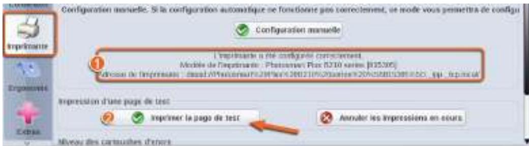 ORDISSIMO Lucie 2 - Réglage de l'imprimante en Wi-Fi - 3