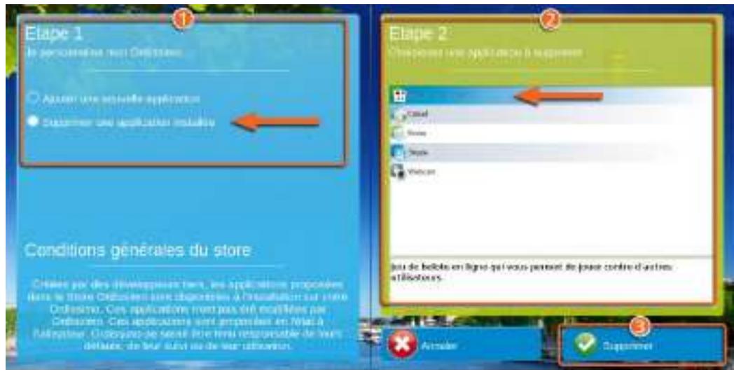 ORDISSIMO Lucie 2 - Supprimeruneapplication - 2