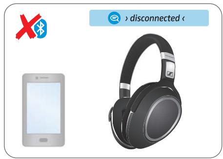SENNHEISER PXC 550 - Déconnecter le casque d'un apparéil Bluetooth - 2
