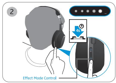 SENNHEISER PXC 550 - Effacer les réglages d'appairage - 2