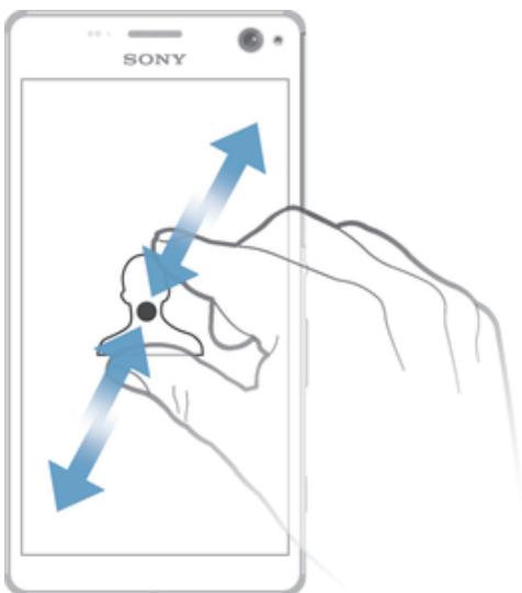 SONY XPERIA C4 DS VERT - Pincement et écartement - 1