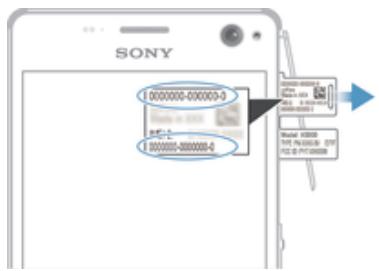 SONY XPERIA C4 DS VERT - Afficher vos numéros IMEI sur le plateau de l'étiquette - 1
