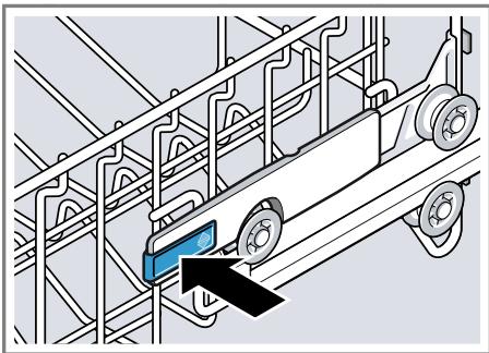 SIEMENS SLAVE-VAISSELLESN23EWOSME - Ajuster le panier à vaisselle   supérieur avec les leviers latéraux - 1