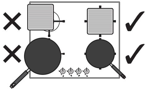 SMEG PV163S82 - Conseils pratiques pour l'utilisation du plan de cuisson - 2