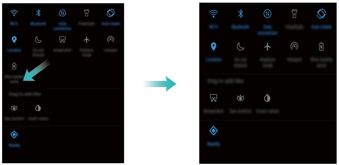HONOR 7S - Ajuster l'emplacement des boutons raccourci à votre convenance - 2