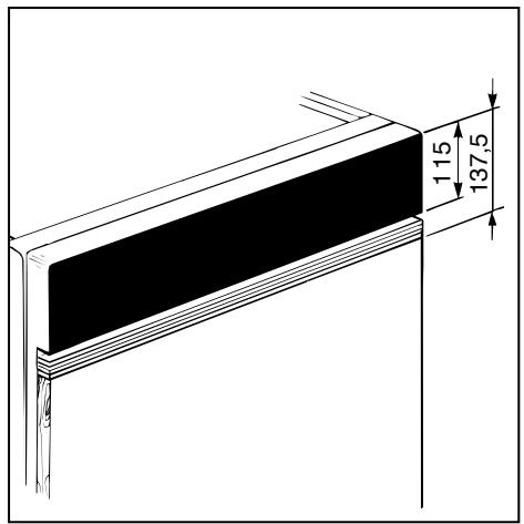 ARISTON LV67RANBDANTHRACO - Informations techniques pour l'installation - Réglage du bandeau de commande (LVS encasable) - 1