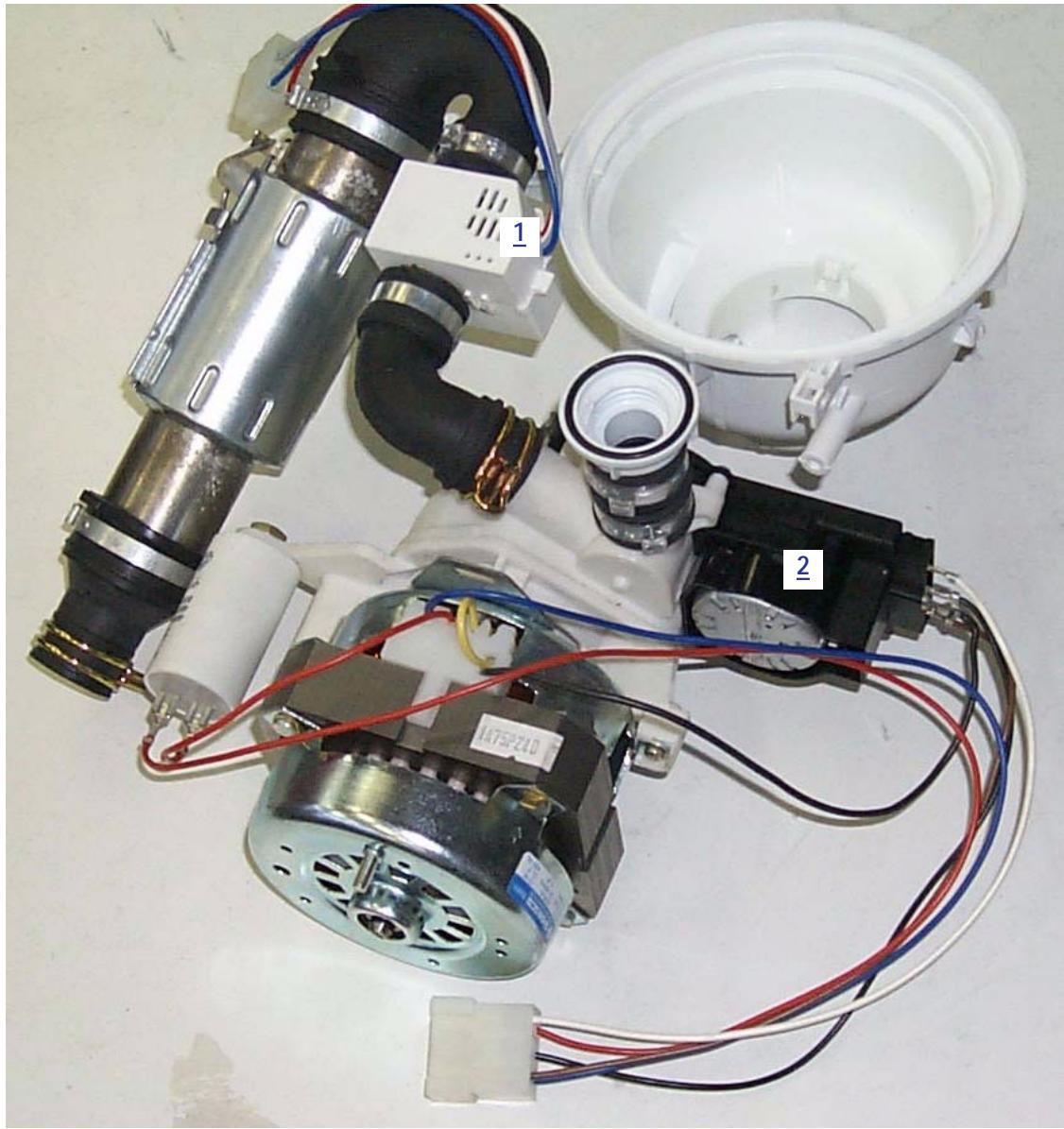 ARISTON LV67RANBDANTHRACO - MOTEUR DE LAVAGE ALTERÉ - 1
