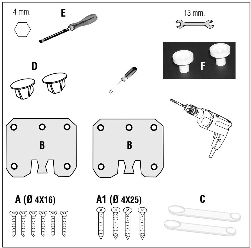 ARISTON LV67RANBDANTHRACO - Equipement de la machine - Outils de montage - 1