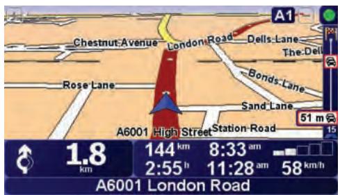 TOMTOM GO 920 - La barre Trafic latérale - 1