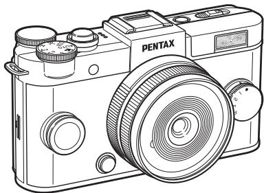 PENTAX Q-S1 GRIS MTL ROUGE CARMIN - PENTAX Q-S1 - 1