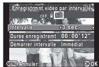 PENTAX Q-S1 GRIS MTL ROUGE CARMIN - Enregistment video par intervalle - 1