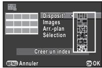 PENTAX Q-S1 GRIS MTL ROUGE CARMIN - Sélectionnez [Disposit°]. - 1