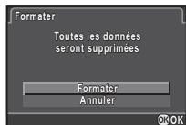 PENTAX Q-S1 GRIS MTL ROUGE CARMIN - Appuyez sur ▲ pour sélectionner [Formater] puis appuyez sur 03. - 1