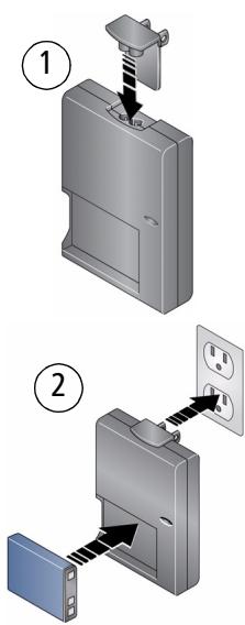 KODAK PLAYSPORT - Charge via un chargeur externe ou un port USB - 1
