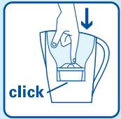 BRITA ELEMARIS NR+3 CTCHES - Insertion de la cartouche MAXTRA - 1