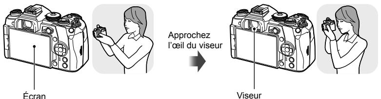 OLYMPUS OM-D-EM1 MARK ii - Permutation entre les affichages - 1