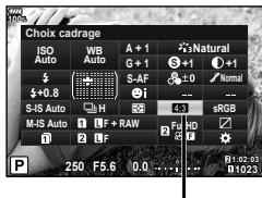OLYMPUS OM-D-EM1 MARK ii - Réglage de l'aspect de l'image - 1