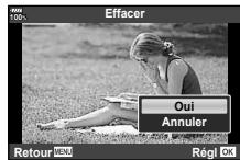 OLYMPUS OM-D-EM1 MARK ii - Suppression d'une image - 2