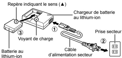OLYMPUS OM-D-EM1 MARK ii - Chargez la batterie. - 1