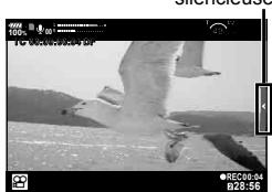 OLYMPUS OM-D-EM1 MARK ii - Utilisation de la fonction de silence lors de l'enregistrement d'une dette - 1