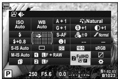 OLYMPUS OM-D-EM1 MARK ii - Enregistrement - 1