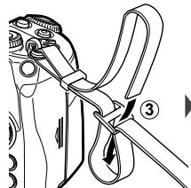 OLYMPUS OM-D-EM1 MARK ii - Fixation de la courroie - 2