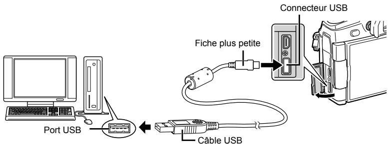OLYMPUS OM-D-EM1 MARK ii - Connexion de l'appareil photo à un ordinateur - 1