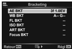OLYMPUS OM-D-EM1 MARK ii - Variation des réglages sur une série de photos (Bracketing) - 2