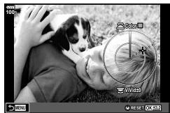 OLYMPUS OM-D-EM1 MARK ii - Appuyez sur la touche Fn2. - 1