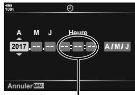 OLYMPUS OM-D-EM1 MARK ii - Sélectionnez [F] (Changement de la langue de l'affichage) dans l'onglet [F] (Réglage). - 1