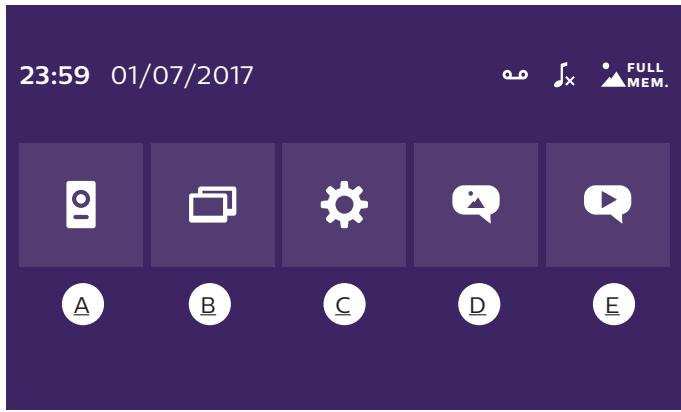 EXTEL WELCOME EYE CONTACT - Interface du moniteur - 1