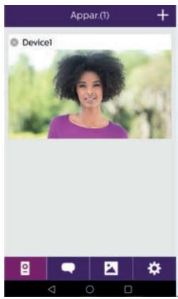 EXTEL WELCOME EYE CONTACT - Fonction de l'interface - 1