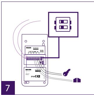 EXTEL WELCOME EYE CONTACT - Installation de la platine de rue principale ou supplémentaire - 7